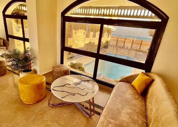 Aqua Blue Bay Full Sea View Stunning View Appartement Hurghada